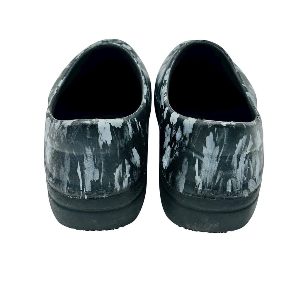 CROCS Neria Pro II Graphic Clogs Floral Flowers 205385 Womens Size 9 Black Gray - Picture 5 of 8